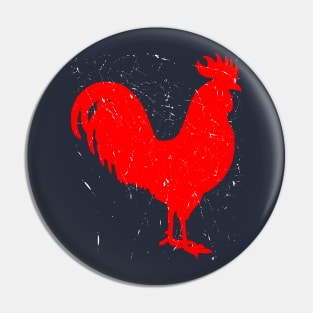 Vintage Chicken Phone Pin