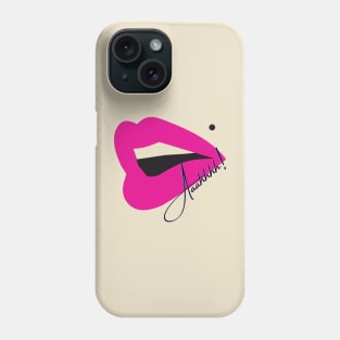 Purple Lips... Aaahhhh! Phone Case