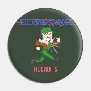 Command Recruits Retro Pin