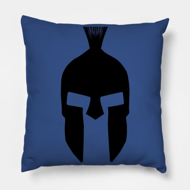 Spartan helmet Pillow by PCMdesigner