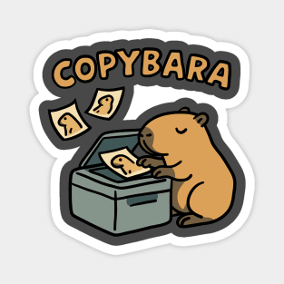 Copybara Capybara Funny Animal Pun Meme Magnet