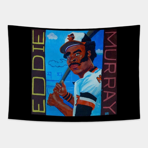 Eddie Murray Tapestry by SPINADELIC