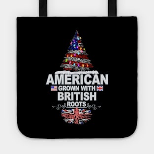 Christmas Tree  American Grown With British Roots - Gift for British From United Kingdom Tote