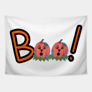 BOO Happy Hallloween Tapestry