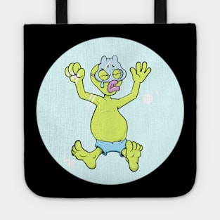 Dope chubby slluks character crying illustration Tote