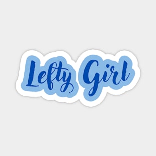 Lefty Girl Magnet