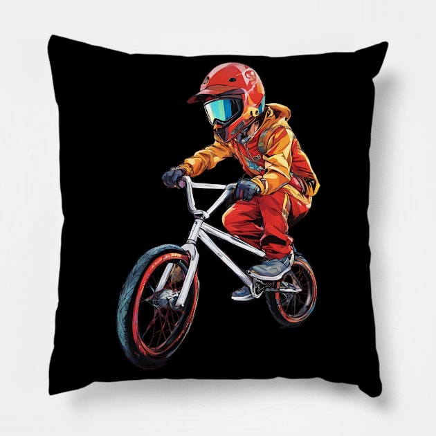 Speed Cycling Pillow by animegirlnft