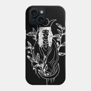 The High Priestess (White) Phone Case