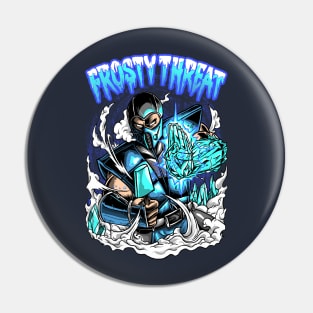 Frosty Threat Pin