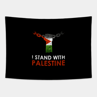 I Stand With Palestine - Free Palestinian And Stop Killing Tapestry
