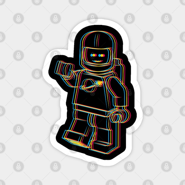 3D Spaceman Magnet by chrisraimoart