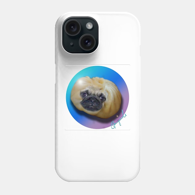 PUG DUMPLING Phone Case by STORMYMADE