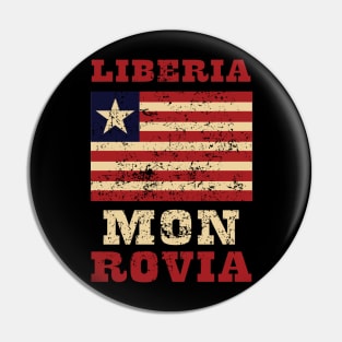 Flag of Liberia Pin