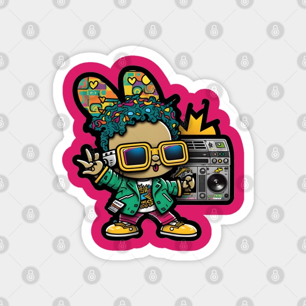 Hip Hop Urban Clothing Magnet by Xtian Dela ✅