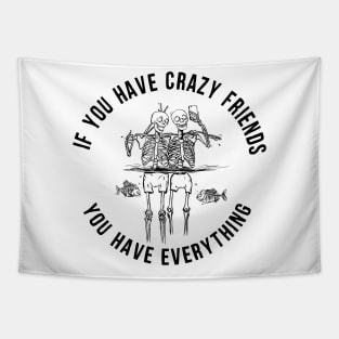 Crazy Friends Tapestry