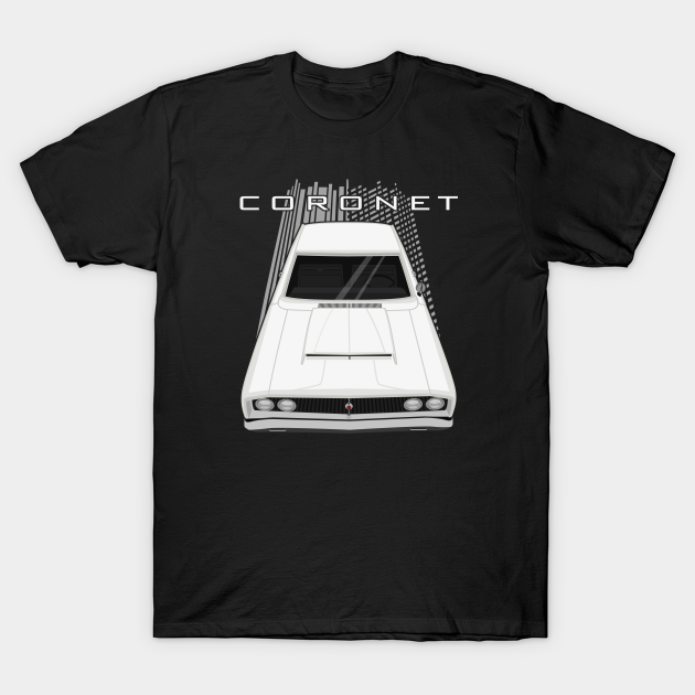 Dodge Coronet 1968 - white - Dodge Coronet 1968 White - T-Shirt