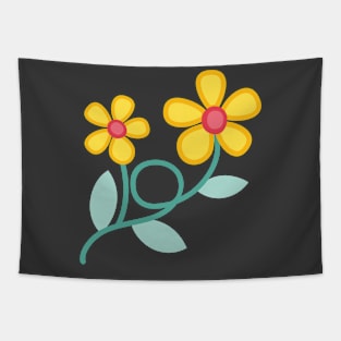 Cute Colorful Daisy Tapestry