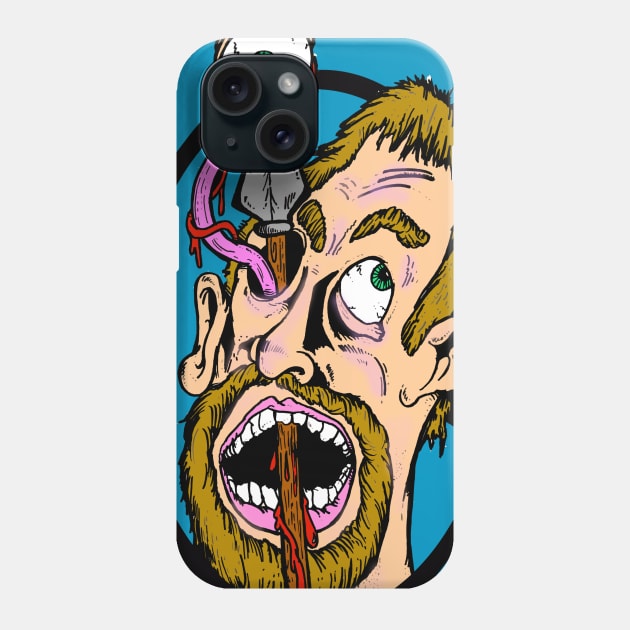 OUCH, MY EYE. Phone Case by Bleake