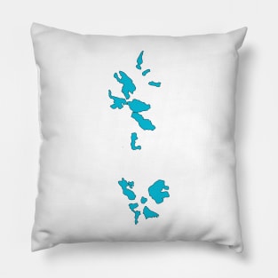 Three Sisters Glaciers Pillow