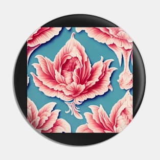 Rococo floral pattern, model 14 Pin