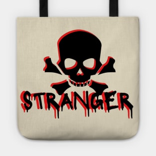 strange skull Tote