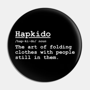 Hapkido - Meaning Dictionary Bold Pin