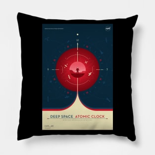 NASA Atomic Clock Mission Red Pillow