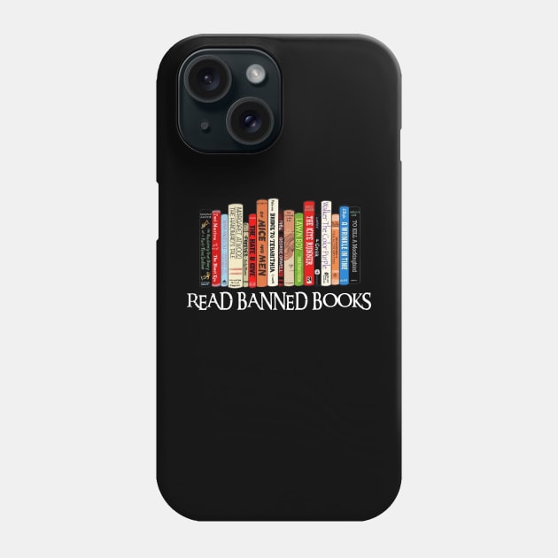 Read Banned Books Phone Case by Xtian Dela ✅