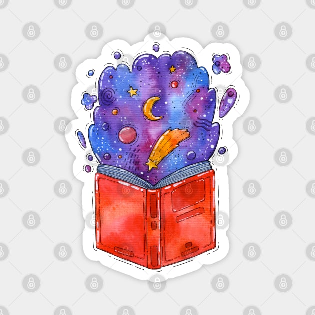 space book Magnet by Tania Tania