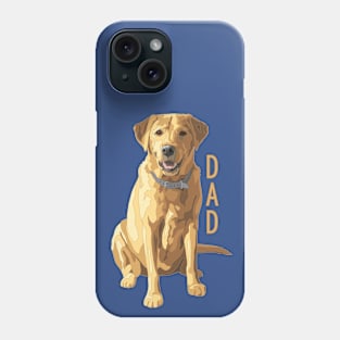 Lab Dad Yellow Labrador Retriever Dog Lover Phone Case