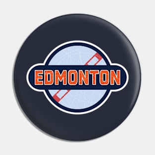 Edmonton Oilers Hockey Pin