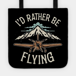 I'd Rather Be Flying. Retro Tote