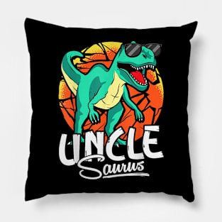 Unclesaurus T Rex Uncle Saurus Dinosaur Family Matching Pillow