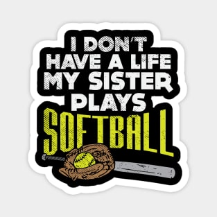 Softball Sister Magnet