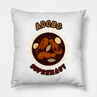 adobo supremacy filipino food Pillow