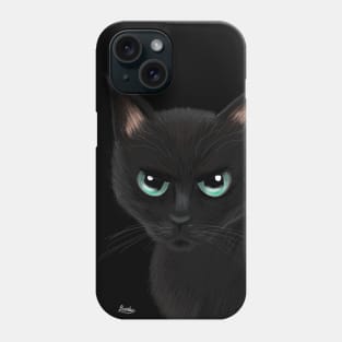 Angry cat Phone Case