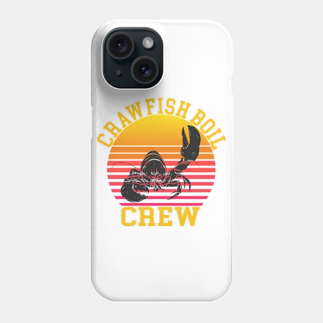 Crawfish Boil Crew Gift Phone Case by Magic Arts