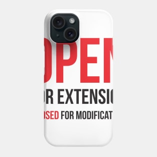 Open Closed Principle Phone Case