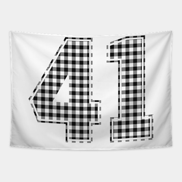 Plaid Number - 41 - Dark Tapestry by tavare