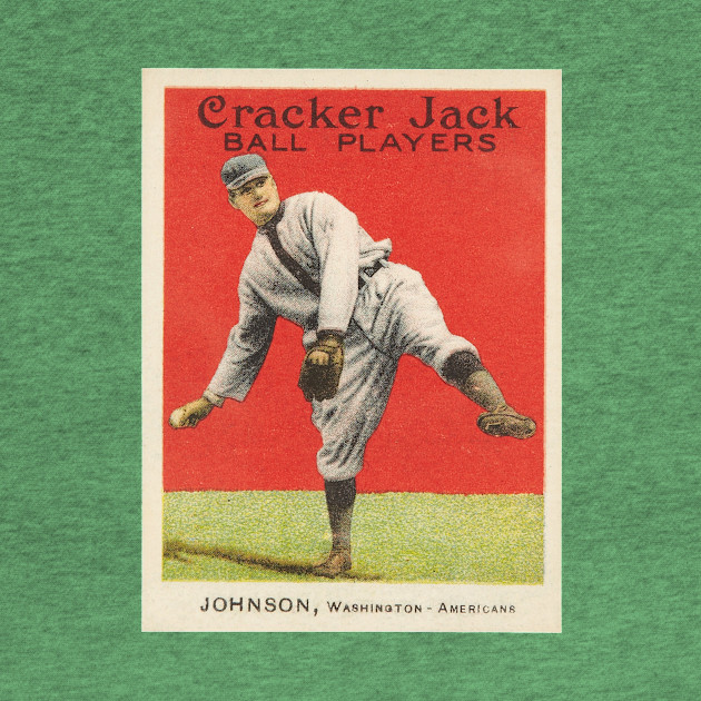 Walter Johnson 1915 Cracker Jack - Walter Johnson - T-Shirt