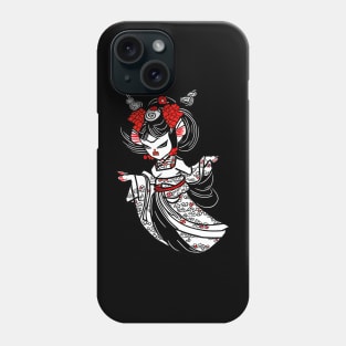 Japanese Oni geisha Phone Case