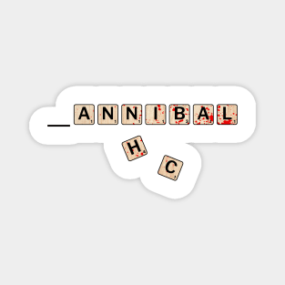 cannibal scrabble Magnet