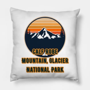 Calf Robe Mountain, Glacier National Park Pillow