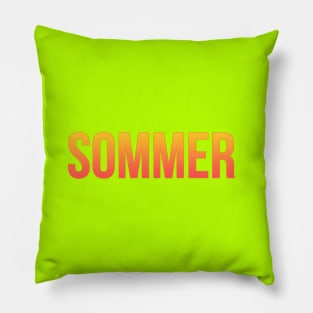 Sommer - Summer in German Pillow