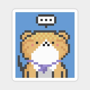 Pixel Cat 142 Magnet