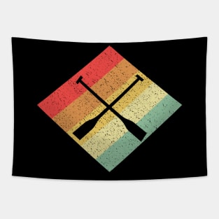 Retro Vintage 80s Rowing Gift For Rowers Tapestry