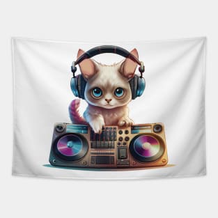 DJ Kitty Tapestry