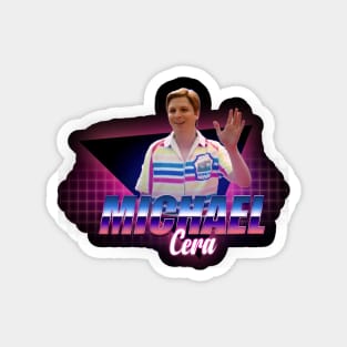 Michael Cera - Style Retro 80's Magnet