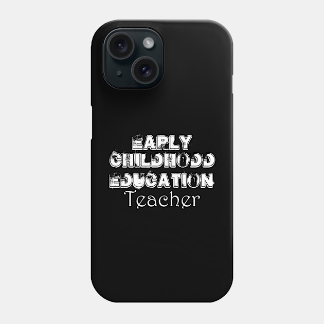 early childhood educator back to school Phone Case by Vortex.Merch