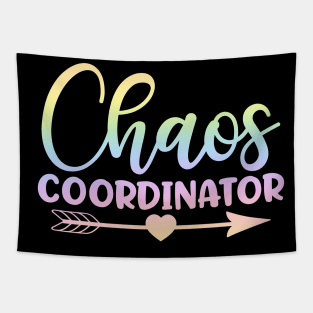 Chaos coordinator - funny teacher joke/pun Tapestry